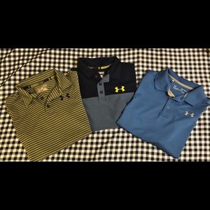 Under Armour Lot of 3 Shirts, Youth Medium